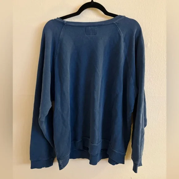 RARE Blue 'London' Oversized Women's Sweatshirt - Picture 4 of 4